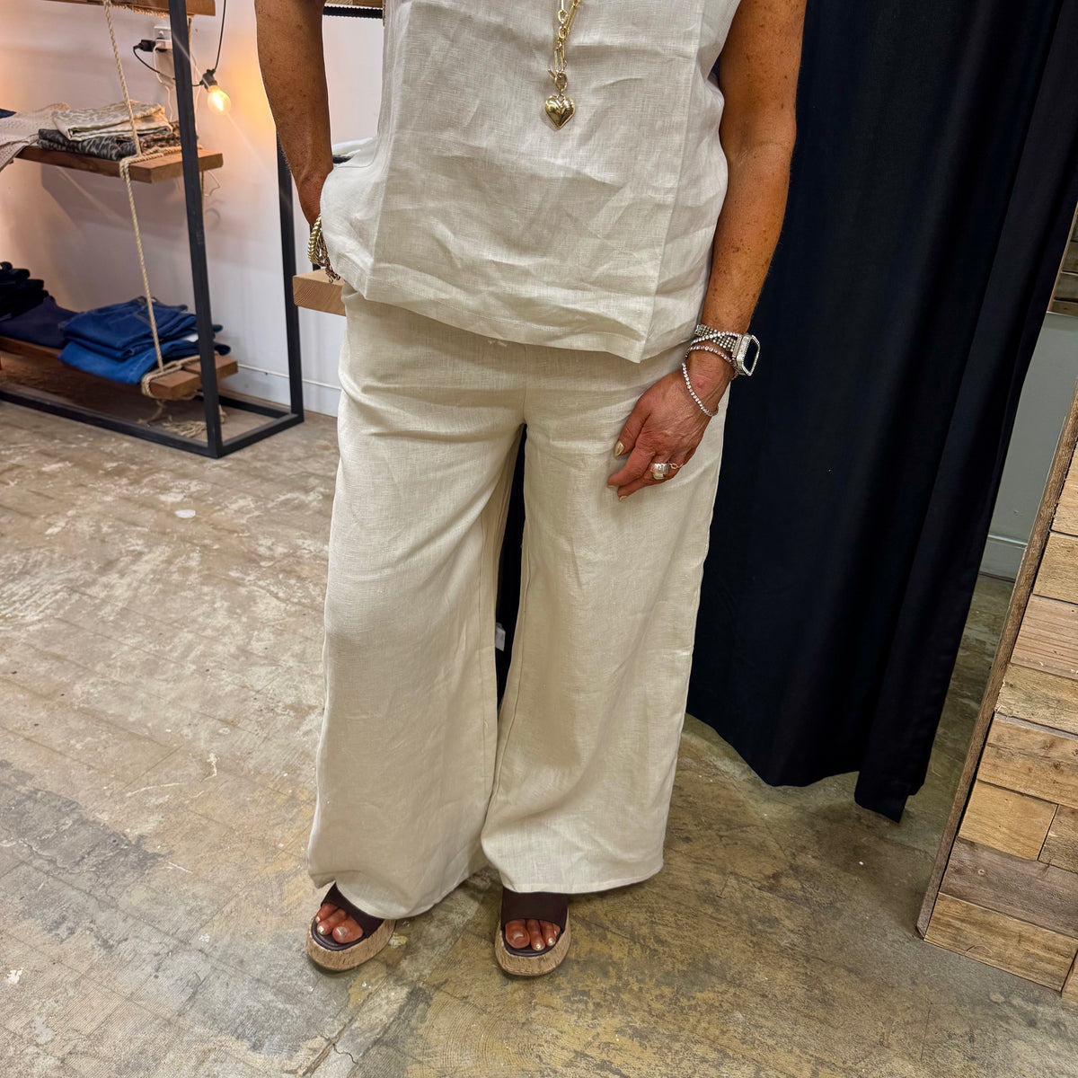 Valentino Pants - Biscuit