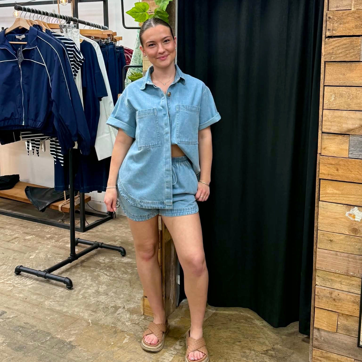 By Frankie Denim Set