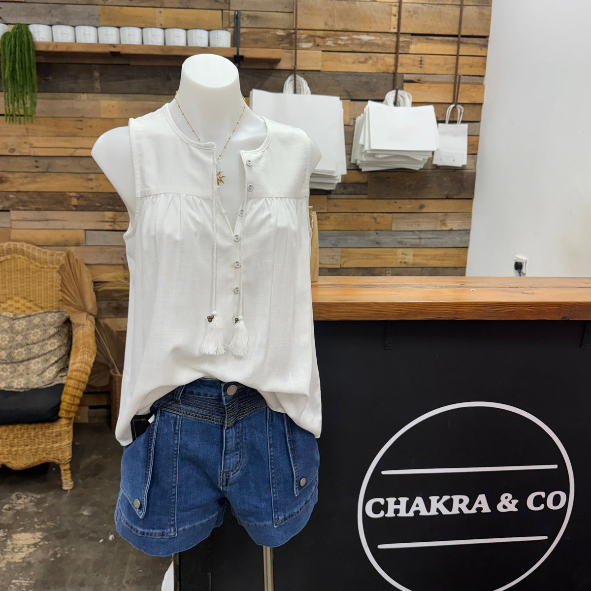 Sadie Top - White