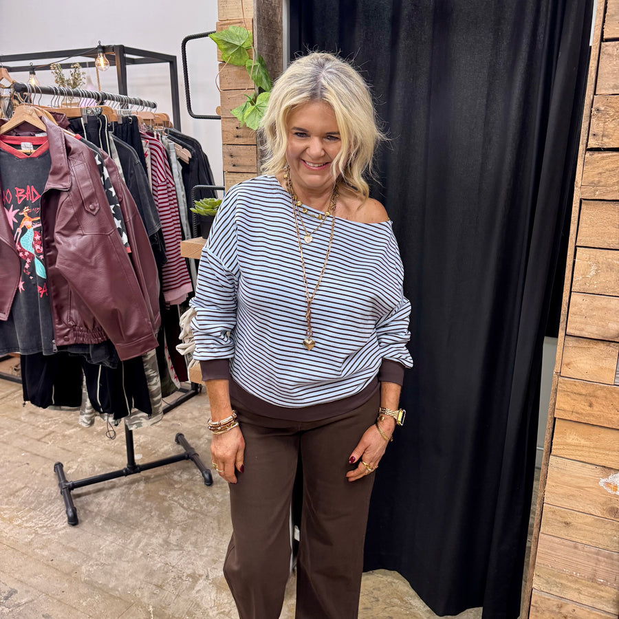 Ainsley Stripe Top
