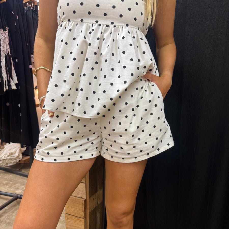 Riley Polka Shorts Size 6