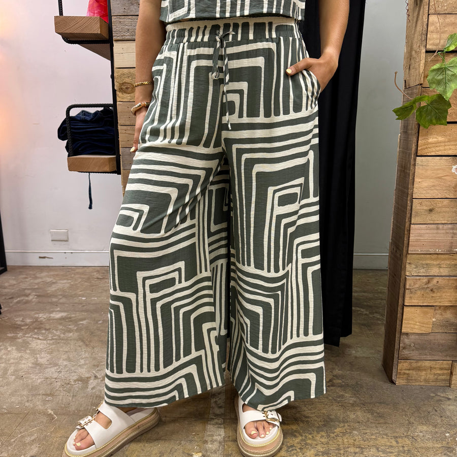 Tia Pants - Khaki
