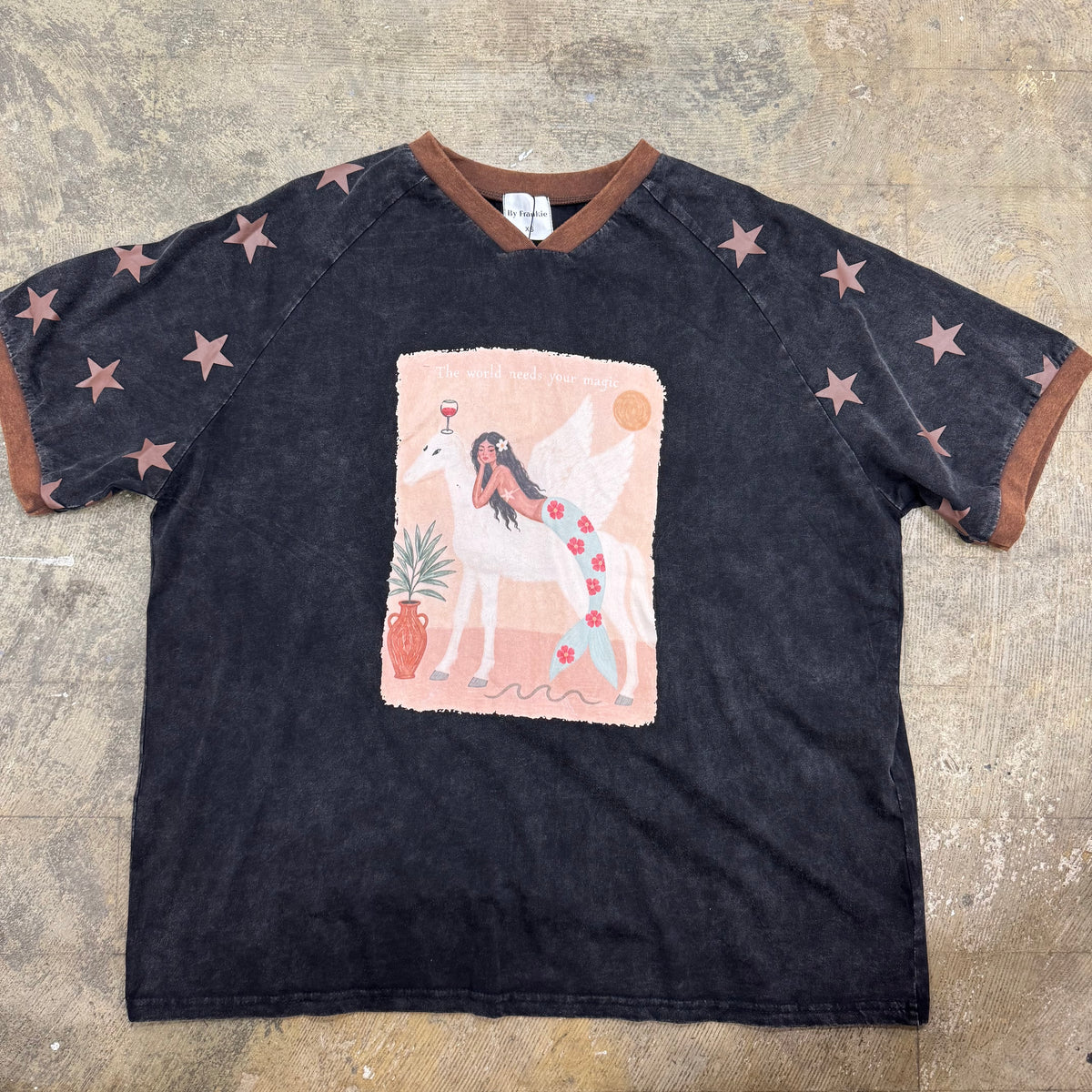 By Frankie The World needs your Magic - Acid Wash