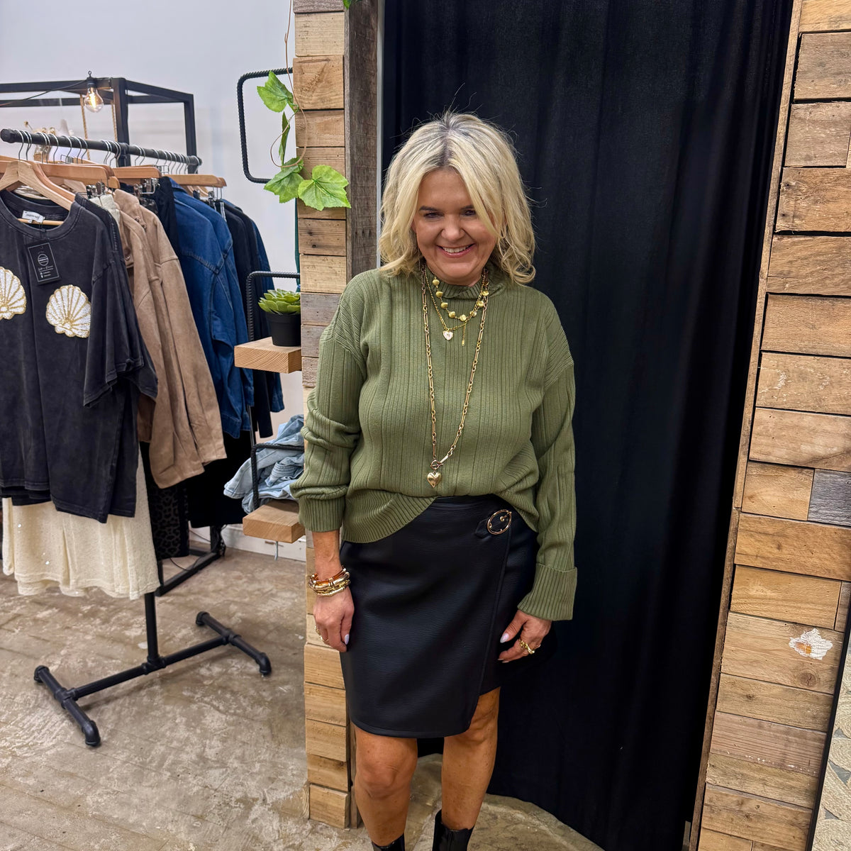 Mitchell Khaki Knit