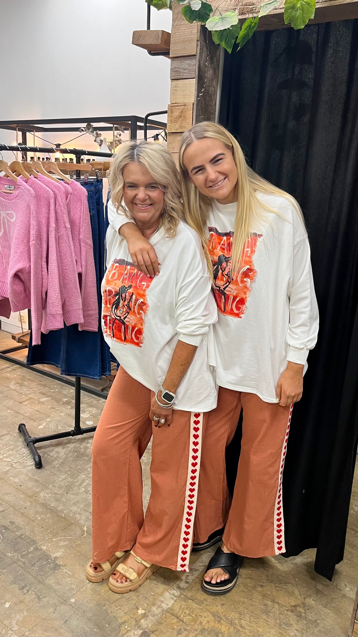 Adi Heart Pants - Rust