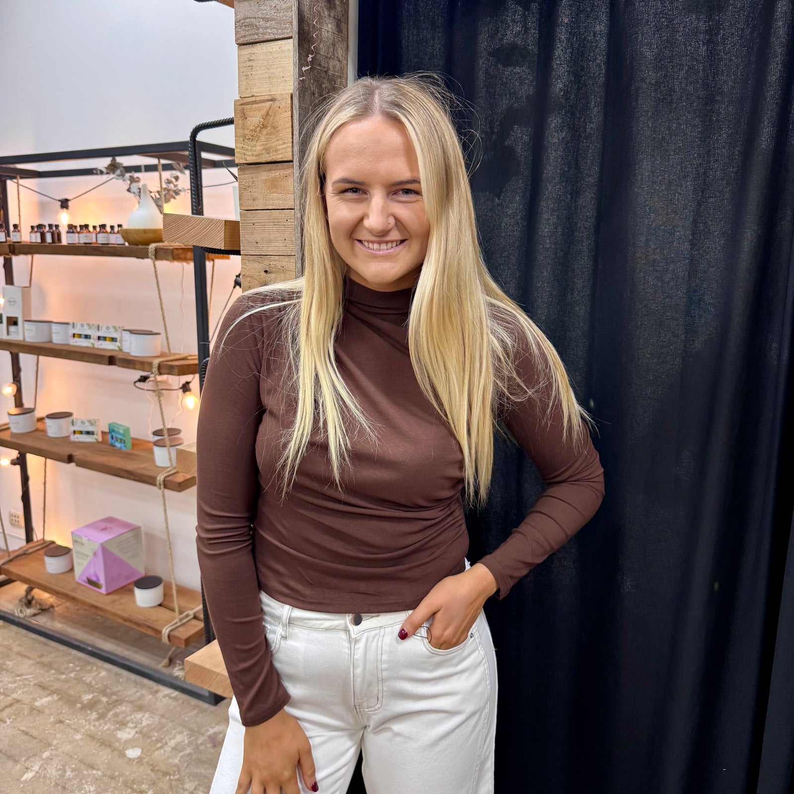 Freya Top - Chocolate